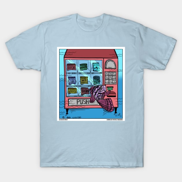 Tropical Fish vending machine T-Shirt by Airbrush World